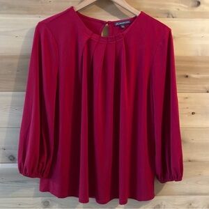 Adrianna Papell Red Blouse
